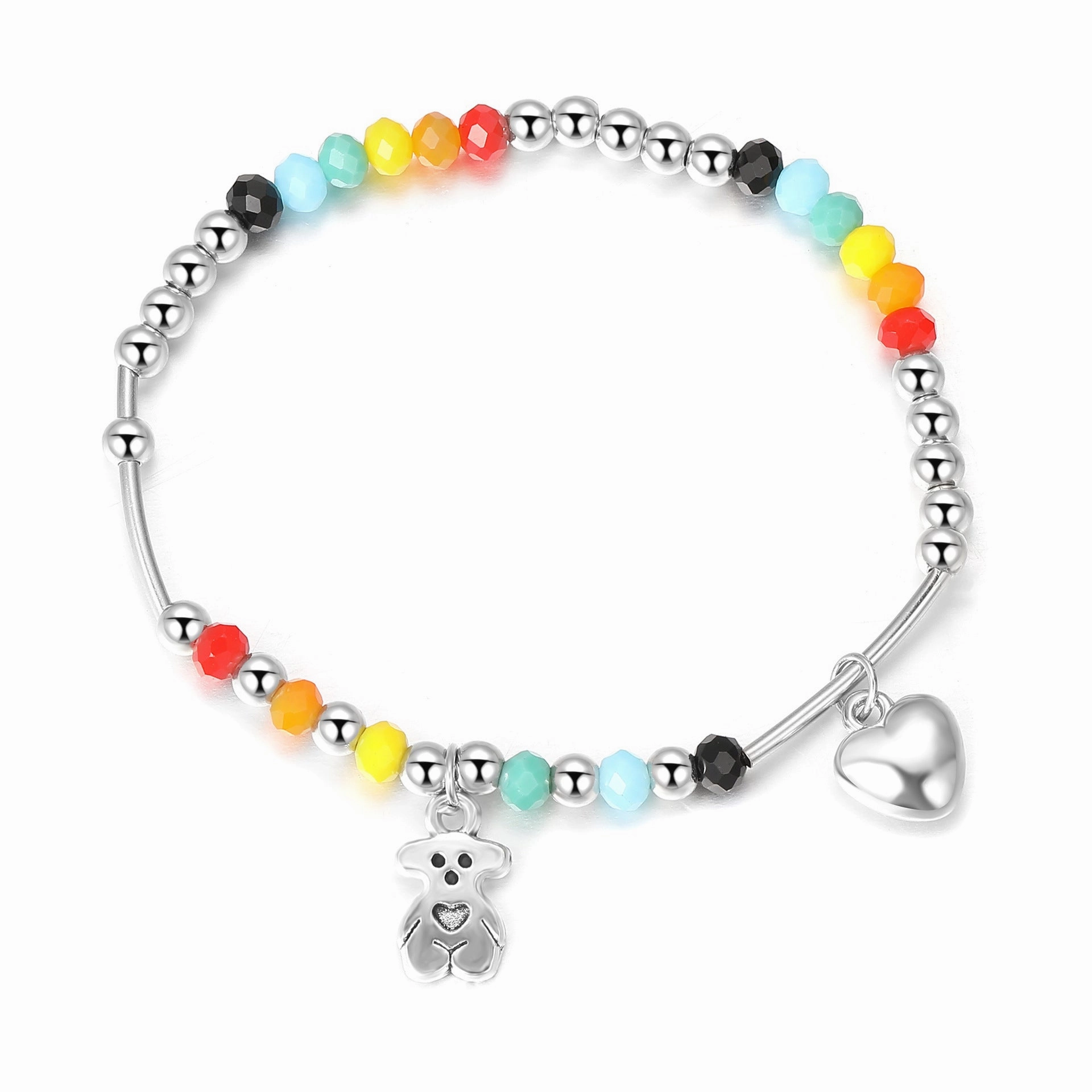 Wholesale Colorful Beads Alloy Bracelet