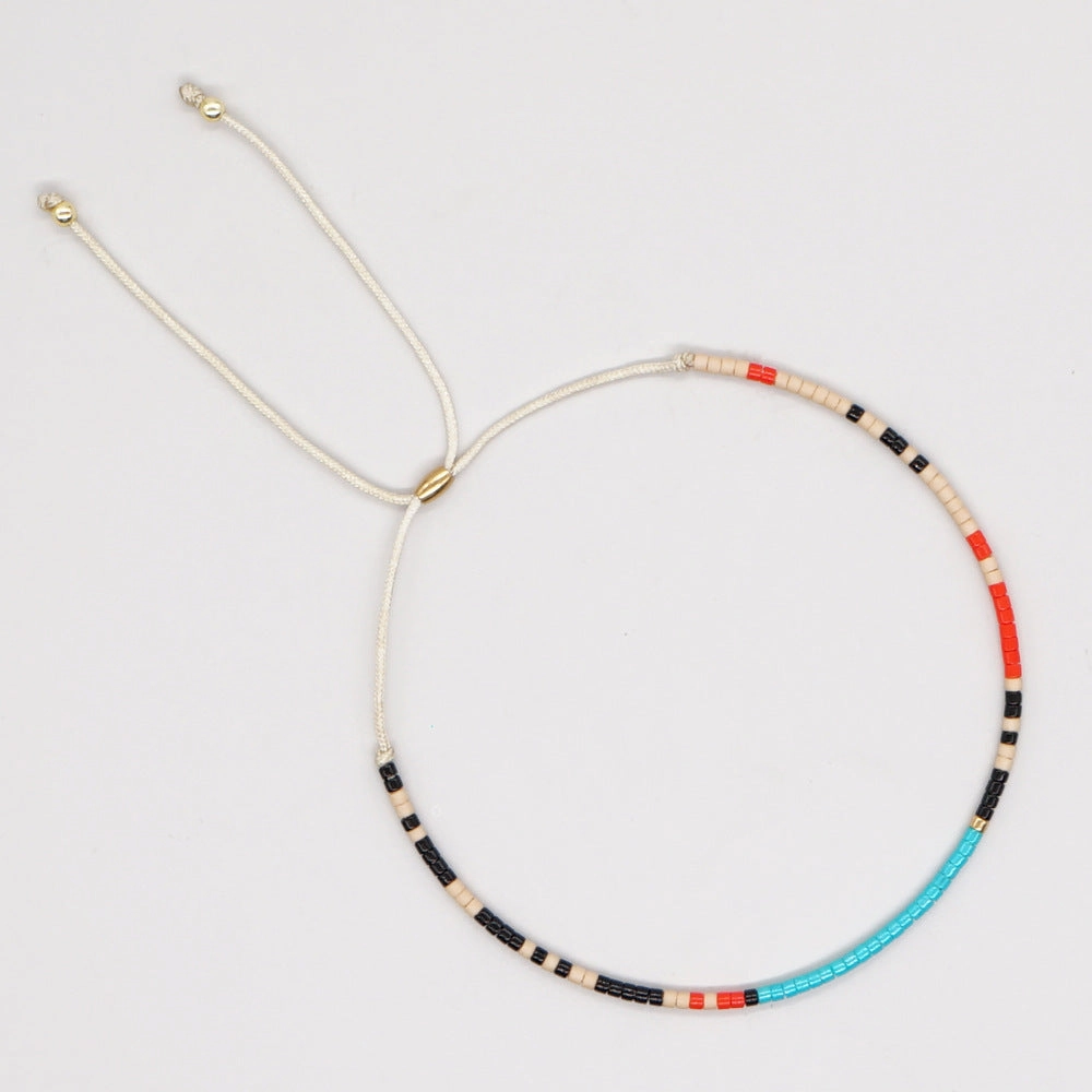 Wholesale Colorful Beads Glass Bracelet