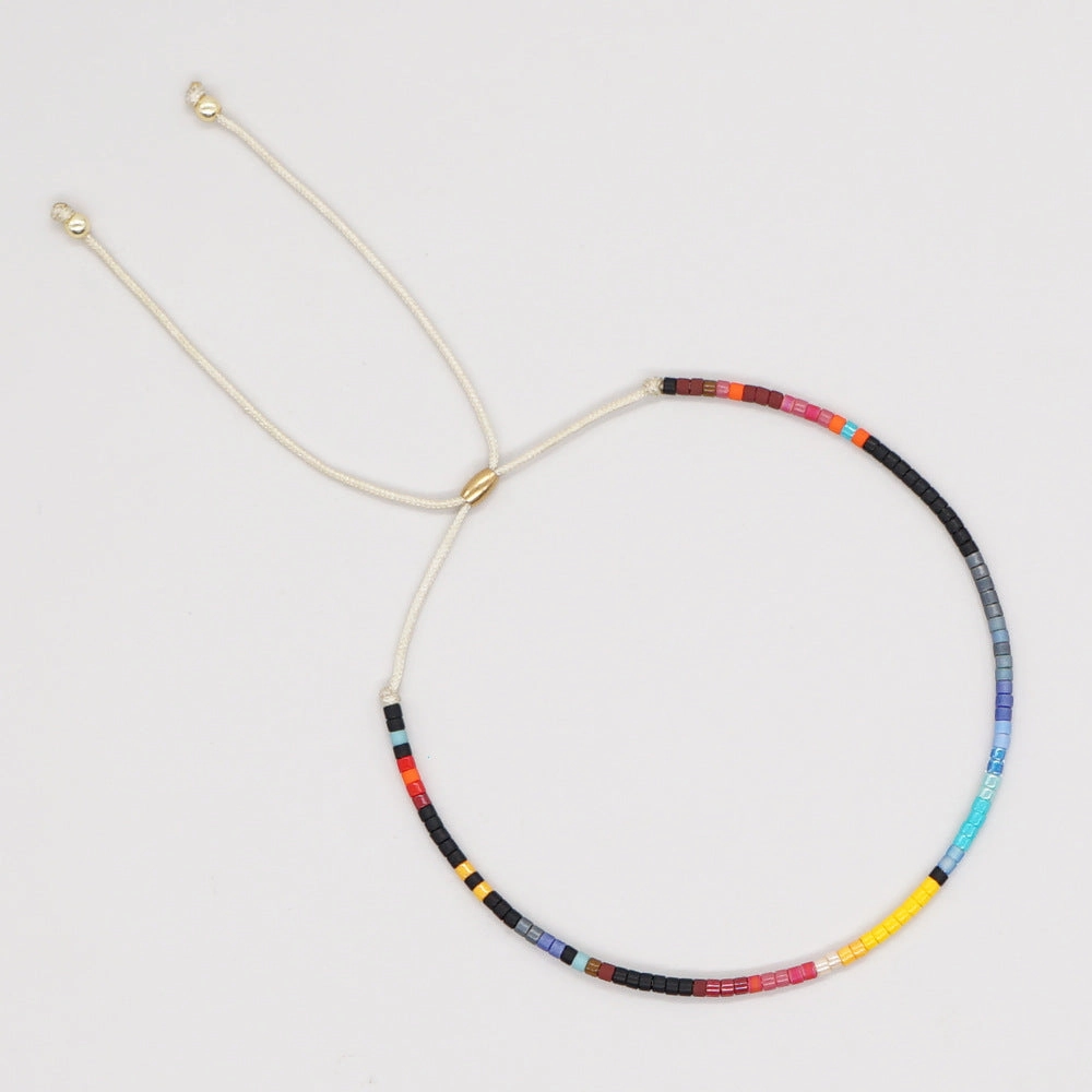 Wholesale Colorful Beads Glass Bracelet