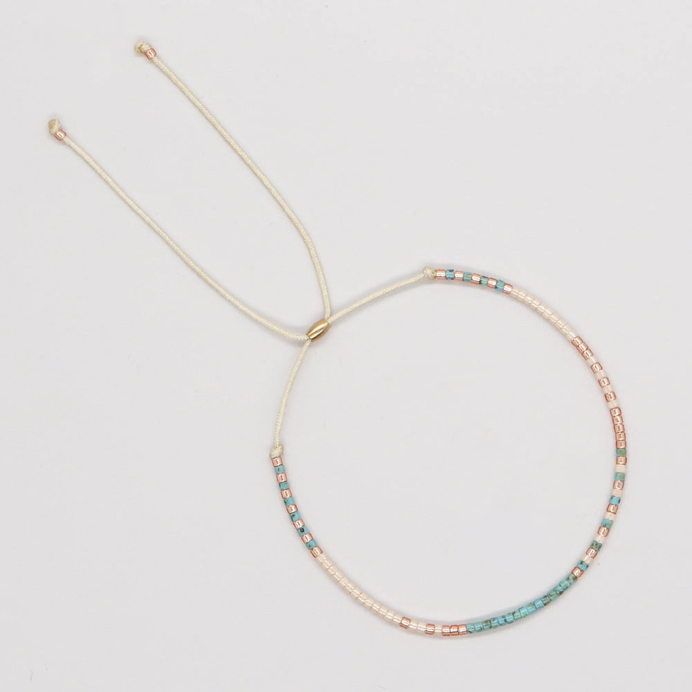 Wholesale Colorful Beads Glass Bracelet