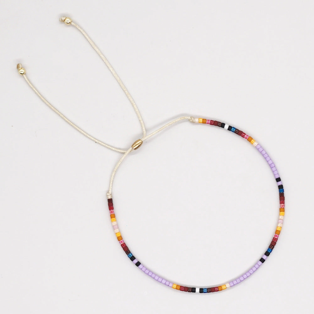 Wholesale Colorful Beads Glass Bracelet