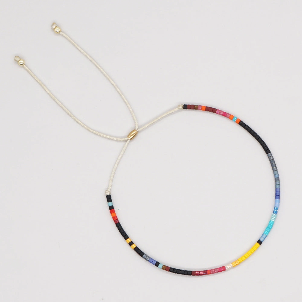 Wholesale Colorful Beads Glass Bracelet