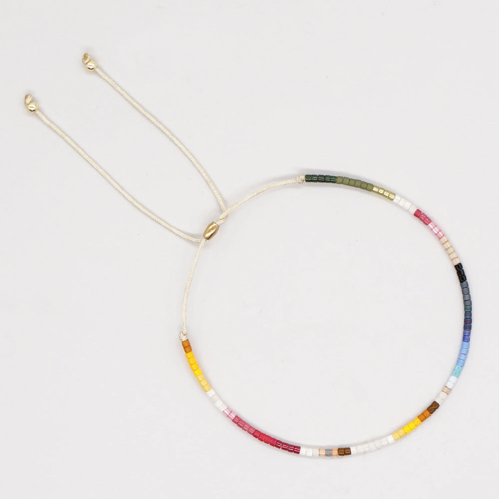 Wholesale Colorful Beads Glass Bracelet