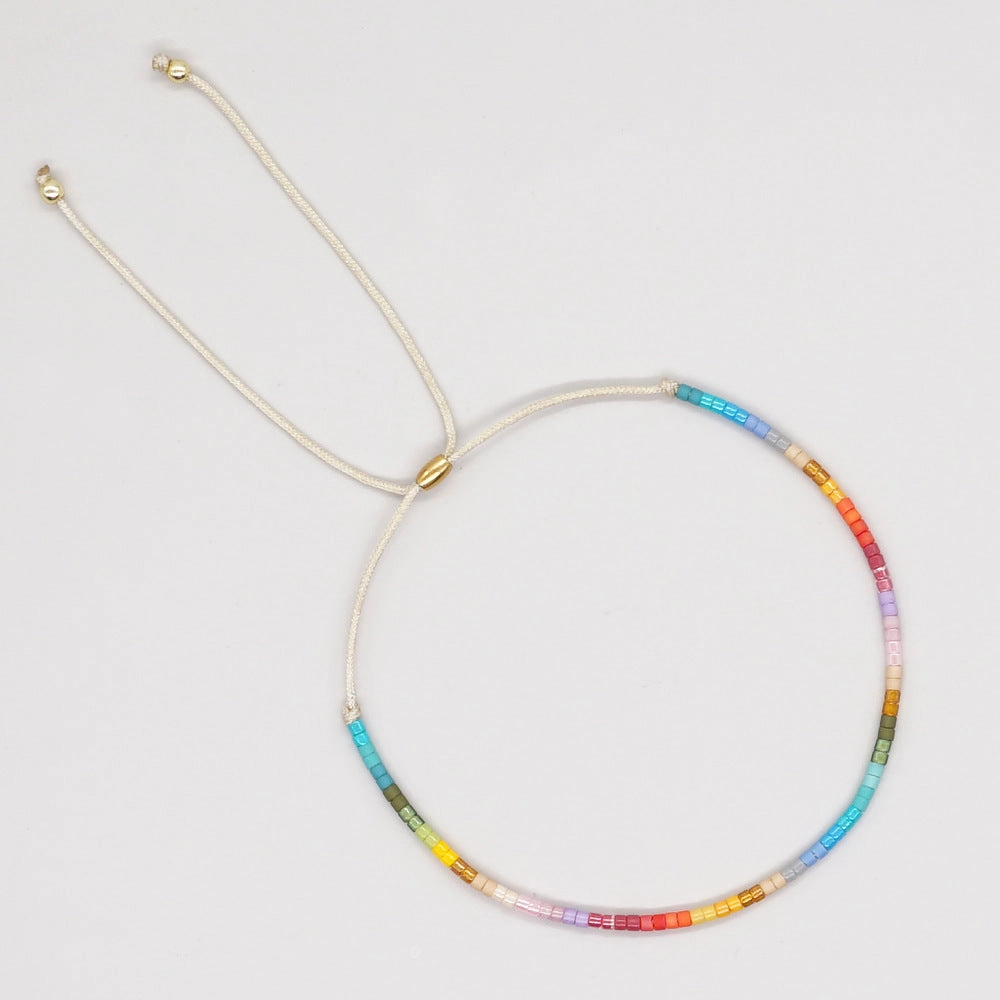 Wholesale Colorful Beads Glass Bracelet
