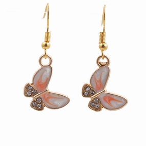 Wholesale Colorful Butterfly Alloy Earrings