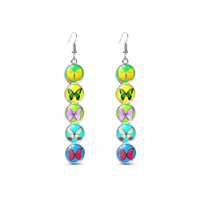Wholesale Colorful Butterfly Earrings