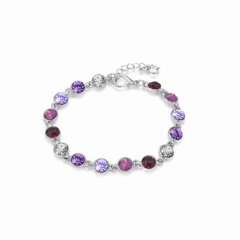 Wholesale Colorful Crystal Alloy Bracelet