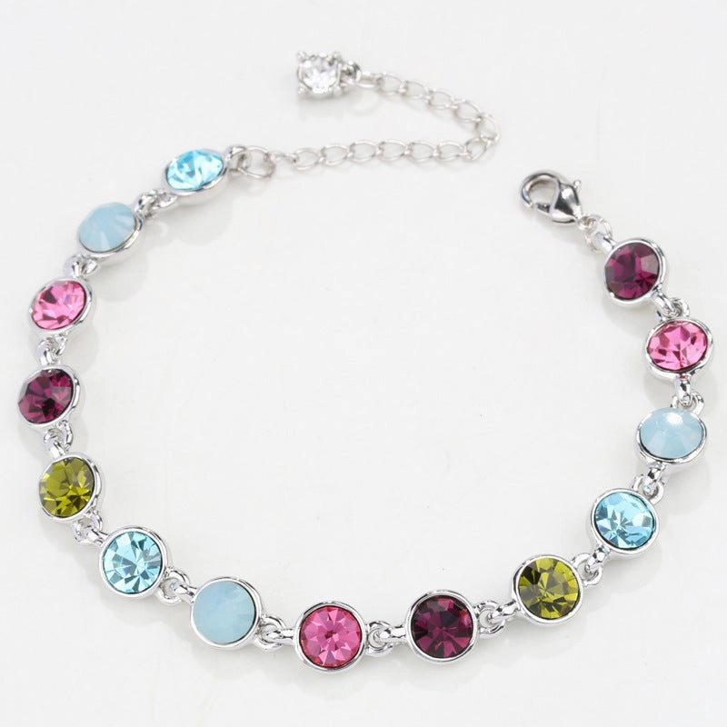 Wholesale Colorful Crystal Alloy Bracelet