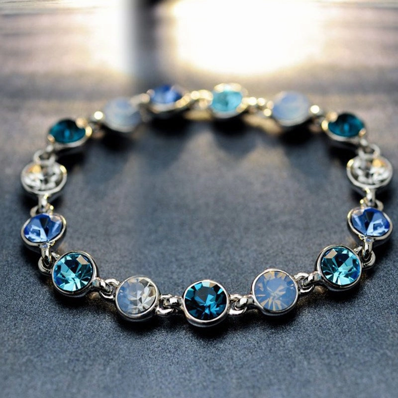 Wholesale Colorful Crystal Alloy Bracelet