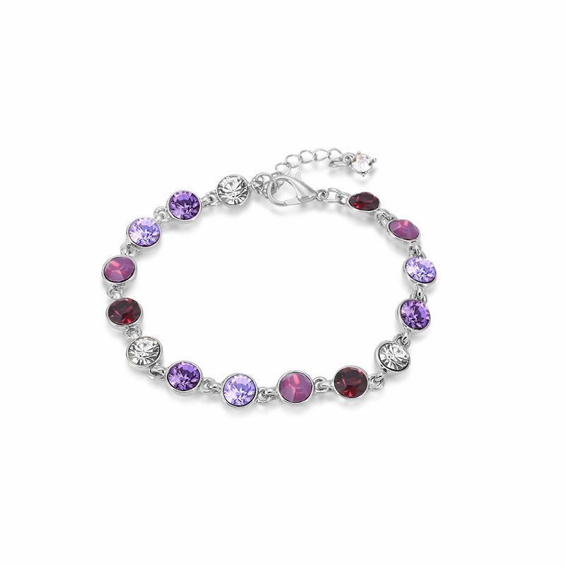 Wholesale Colorful Crystal Alloy Bracelet