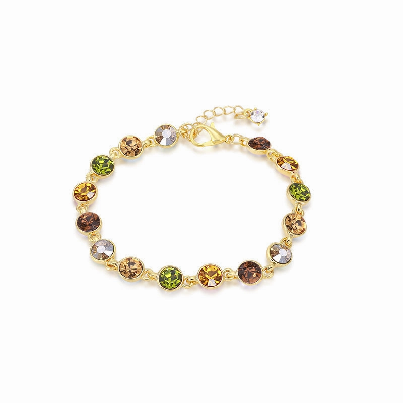 Wholesale Colorful Crystal Alloy Bracelet