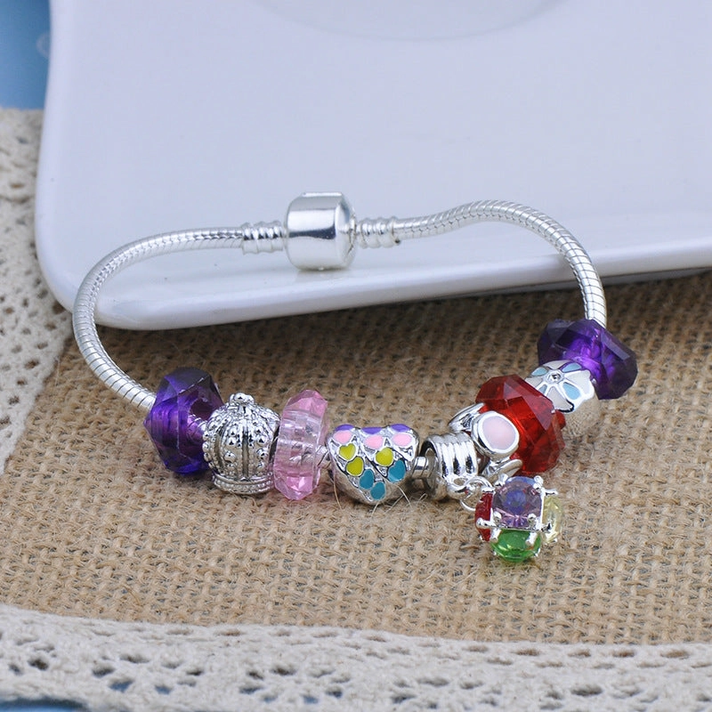 Wholesale Colorful Crystal Beaded Bracelet