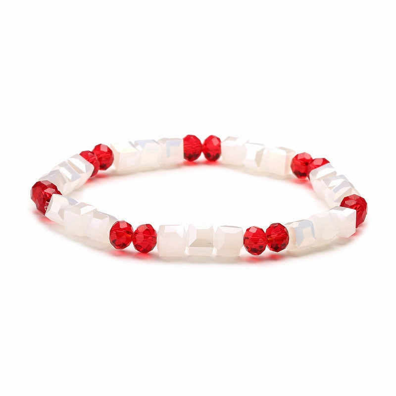 Wholesale Colorful Crystal Glass Bracelet