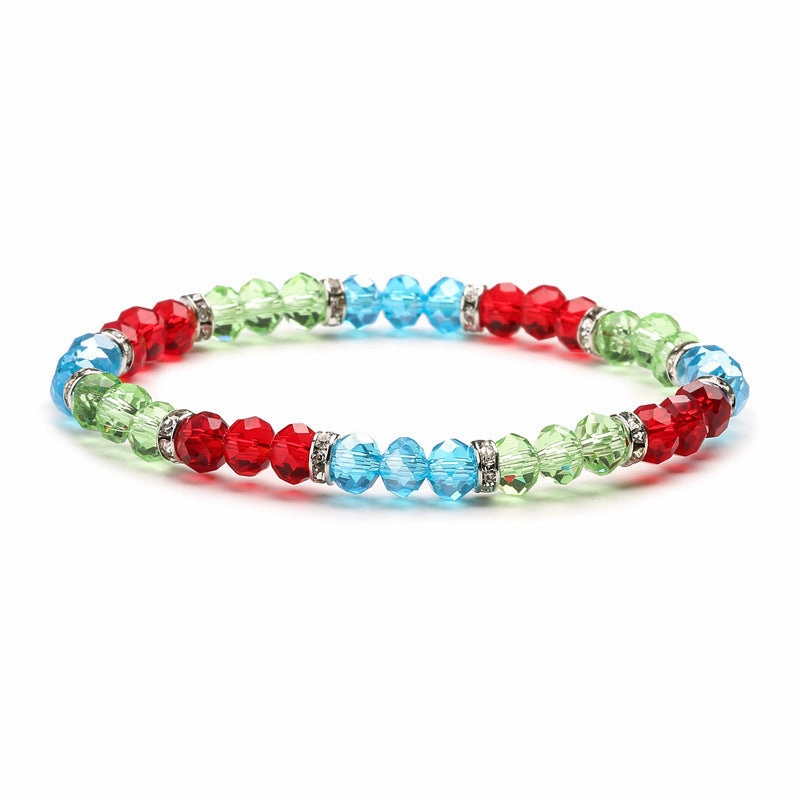 Wholesale Colorful Crystal Glass Bracelet