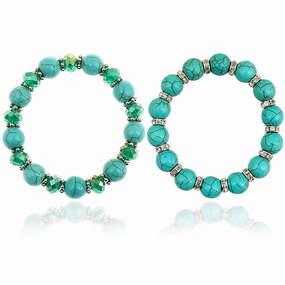 Wholesale Colorful Crystal Turquoise Bracelets