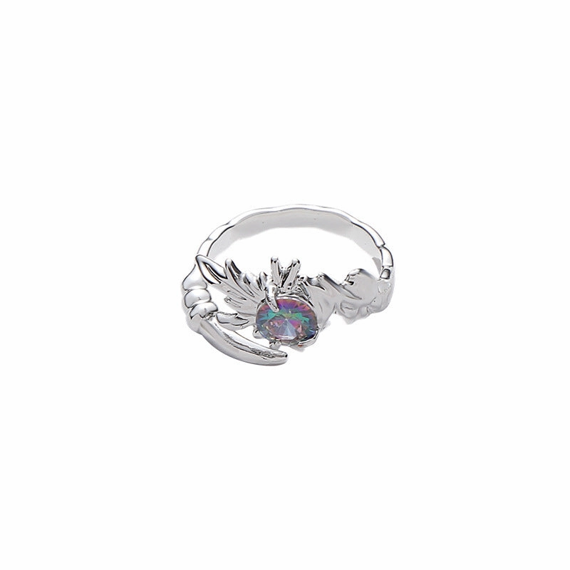Wholesale Colorful Gemstone Copper Rings