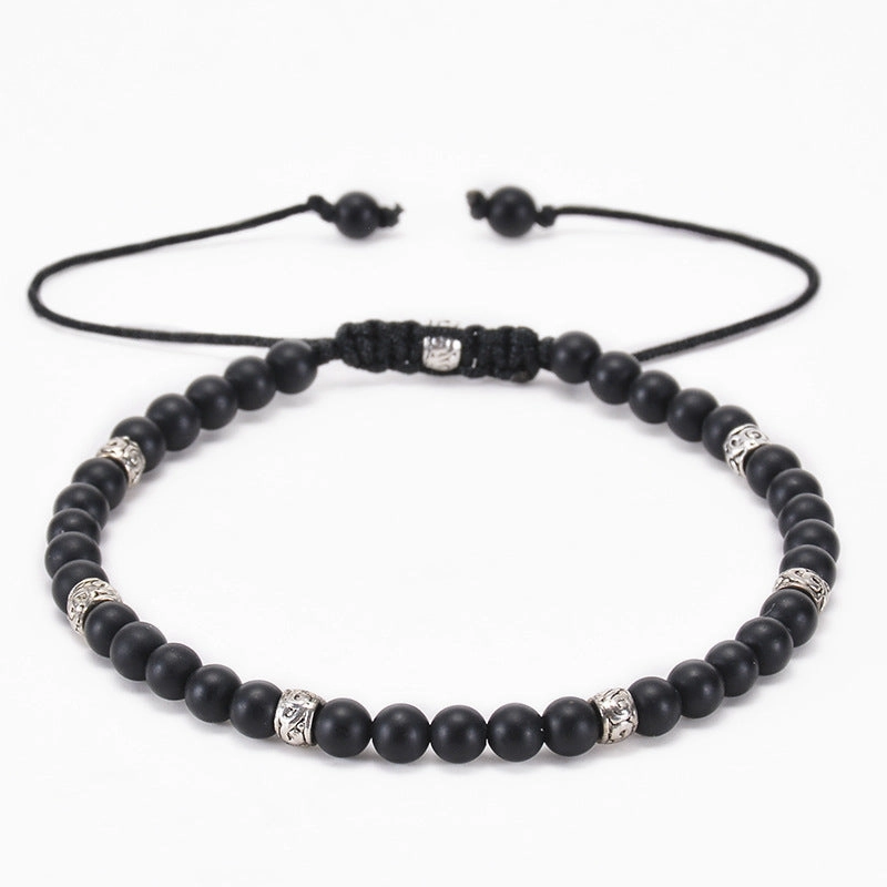 Wholesale Colorful Natural Stone Yoga Bracelet