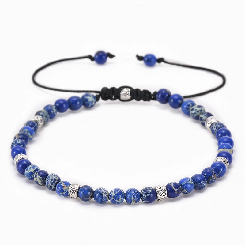 Wholesale Colorful Natural Stone Yoga Bracelet