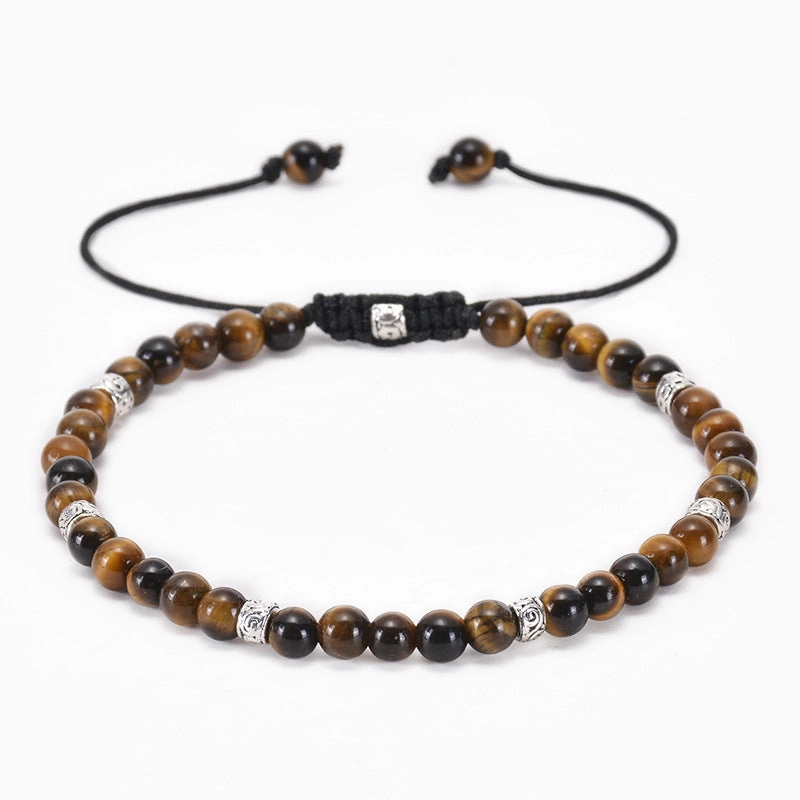 Wholesale Colorful Natural Stone Yoga Bracelet