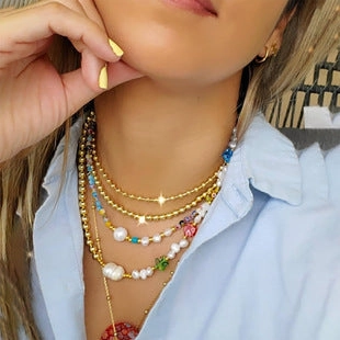 Wholesale Colorful Pearl Necklace
