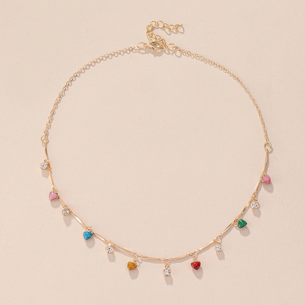Wholesale Colorful Pendant Necklace Metal