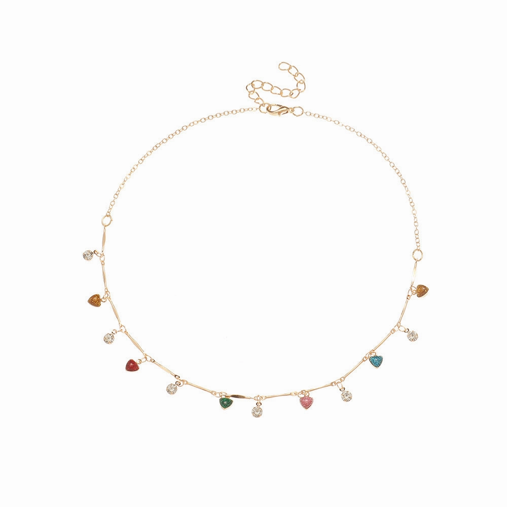 Wholesale Colorful Pendant Necklace Metal