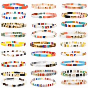 Wholesale colorful personalized Tila Bracelet