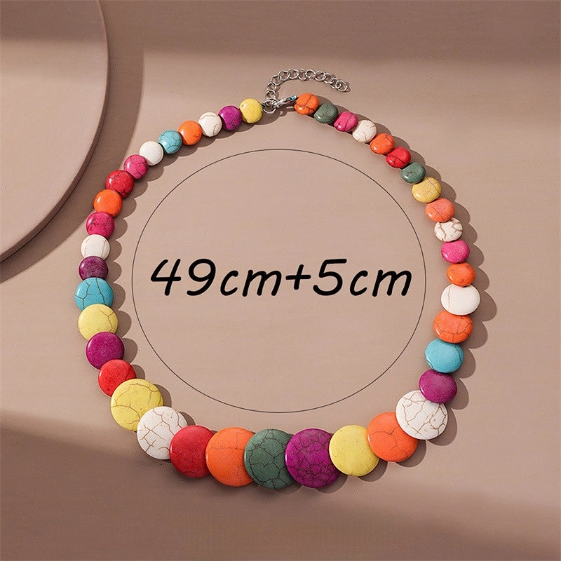 Wholesale Colorful Stone Creative Necklaces