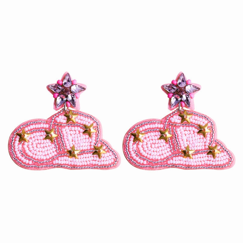 Wholesale Colorful Super Sparkling Rhinestone Long Tassel Earrings