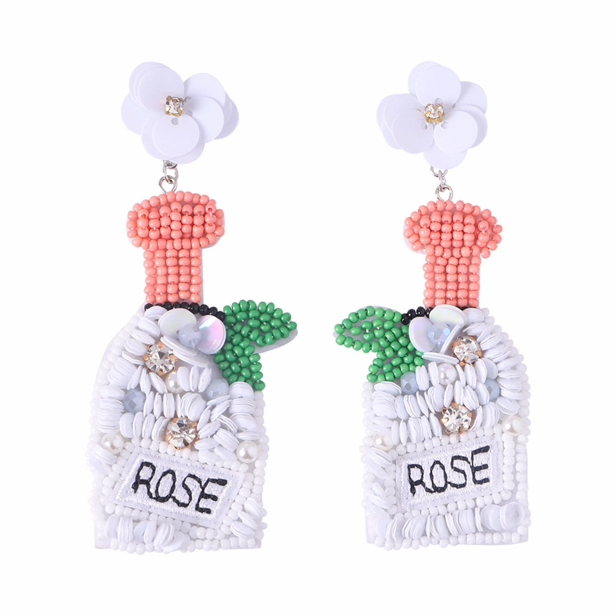 Wholesale Colorful Super Sparkling Rhinestone Long Tassel Earrings