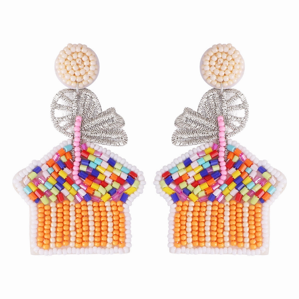 Wholesale Colorful Super Sparkling Rhinestone Long Tassel Earrings