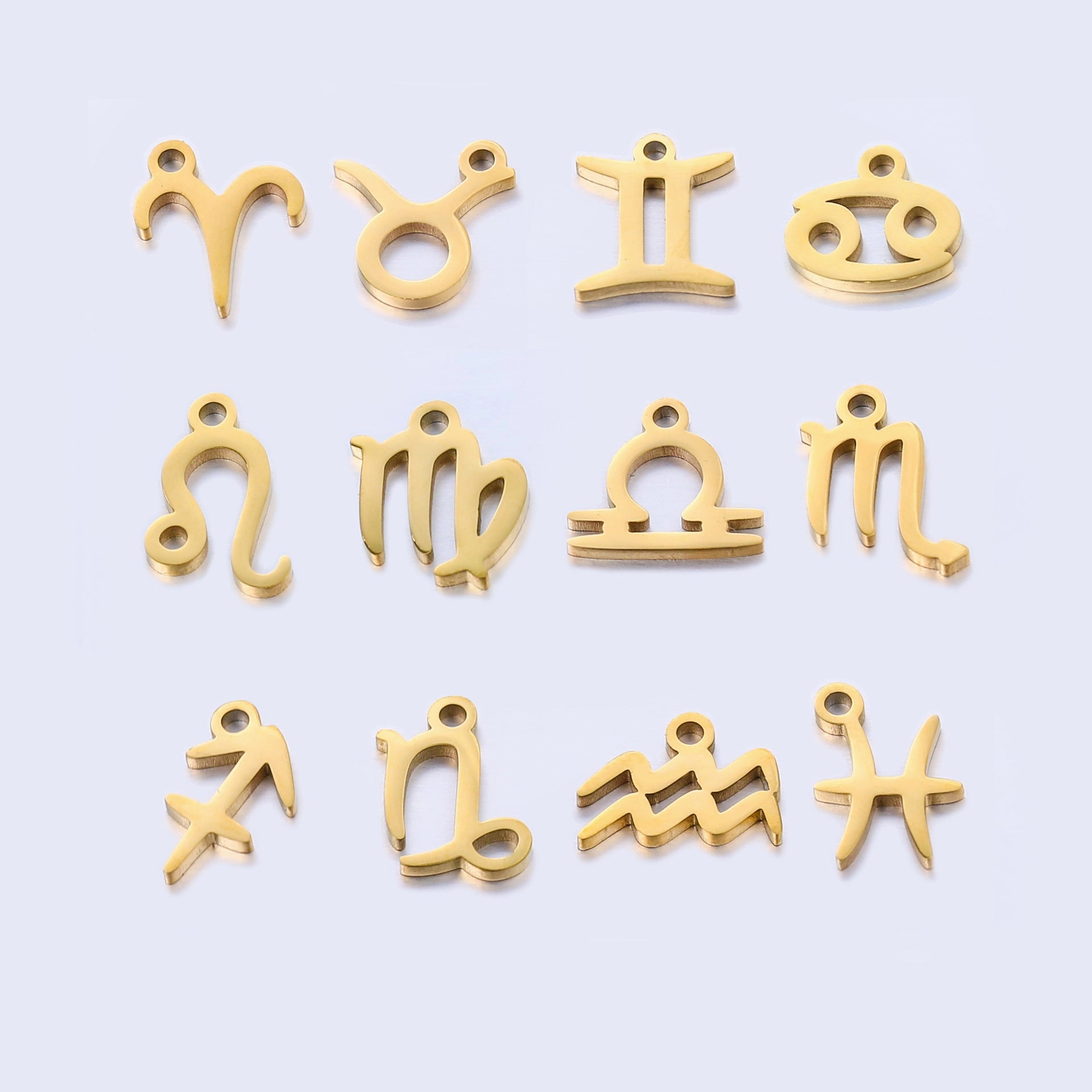 Wholesale Constellation Titanium Steel Necklaces