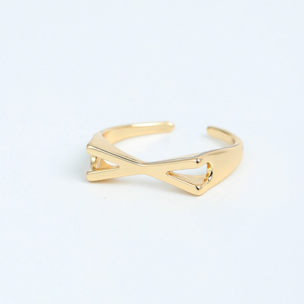 Wholesale Copper 26 Letter Open Ring