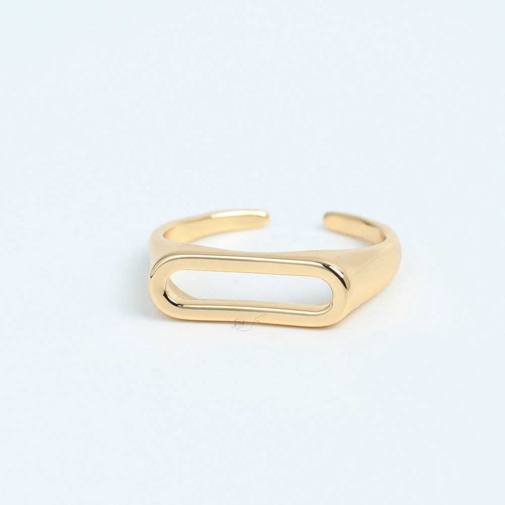 Wholesale Copper 26 Letter Open Ring