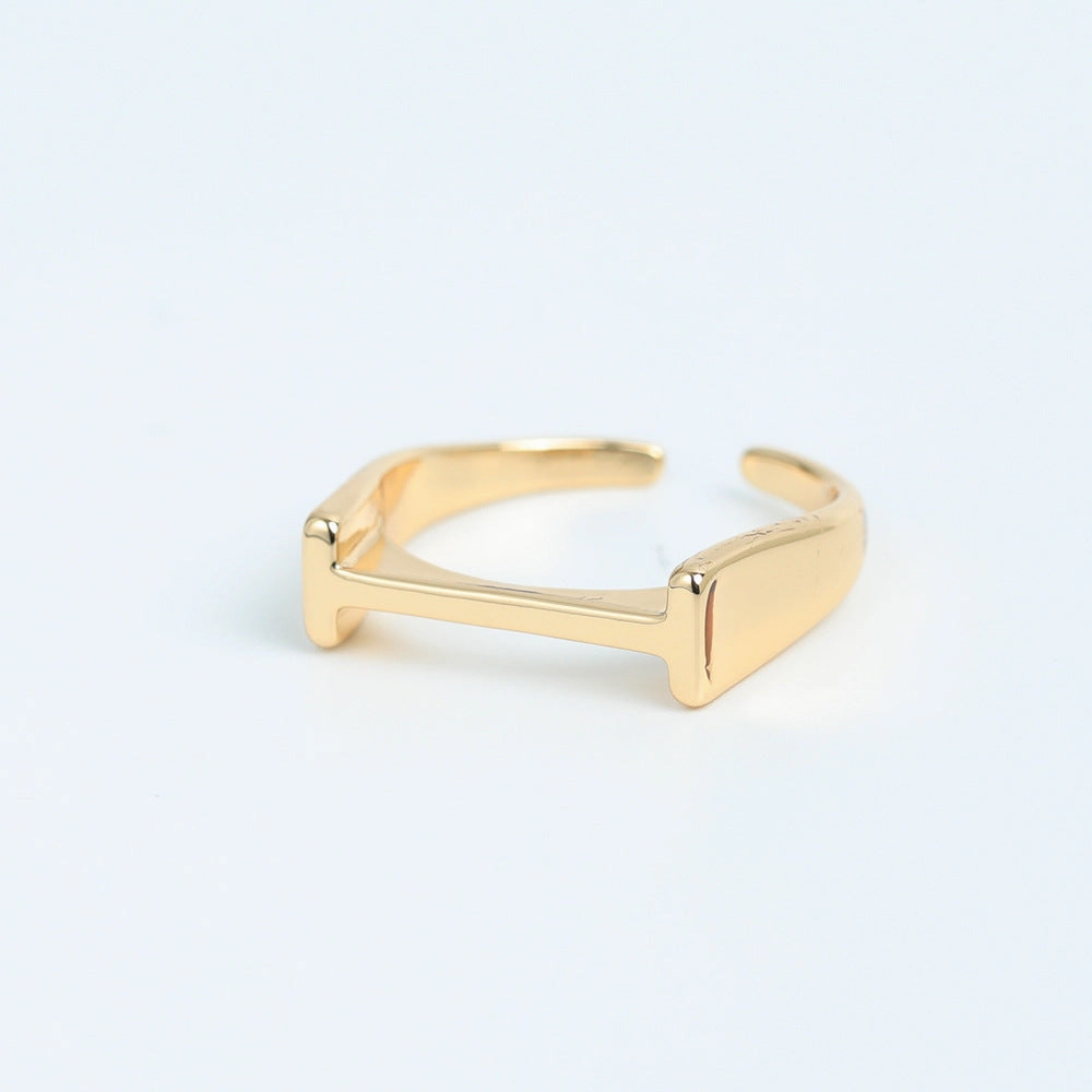 Wholesale Copper 26 Letter Open Ring