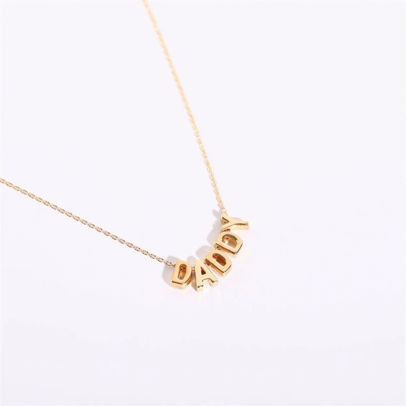 Wholesale Copper Alphabet Necklace