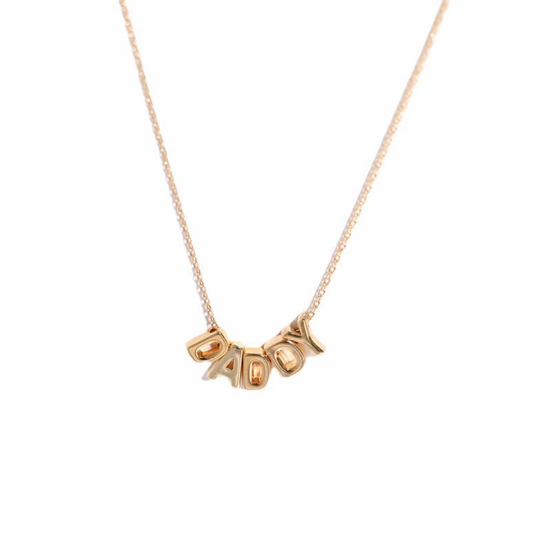 Wholesale Copper Alphabet Necklace