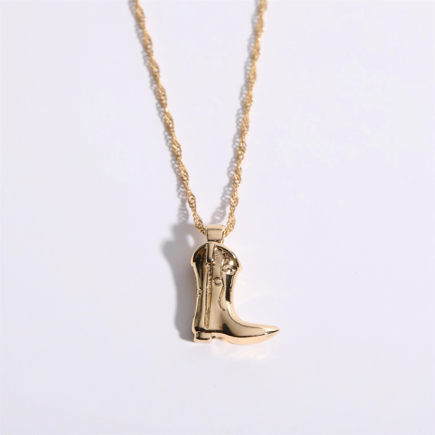 Wholesale Copper COWBOY BOOT Western Cowboy Boots Necklace