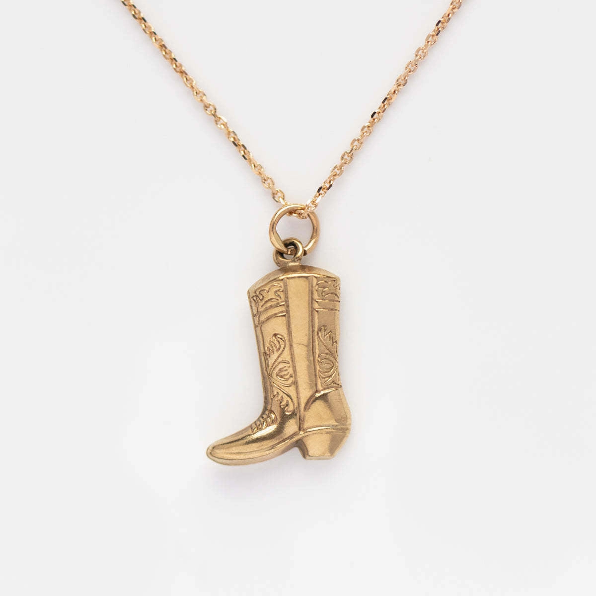 Wholesale Copper COWBOY BOOT Western Cowboy Boots Necklace
