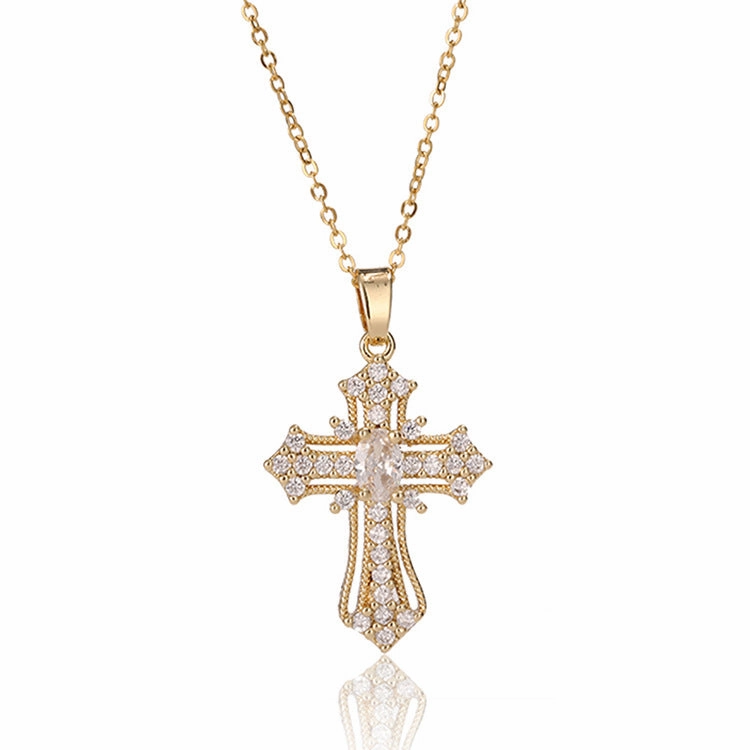 Wholesale Copper Cross Pendant Necklace