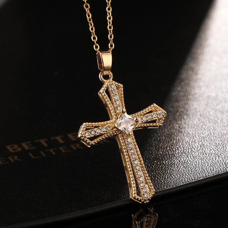 Wholesale Copper Cross Pendant Necklace