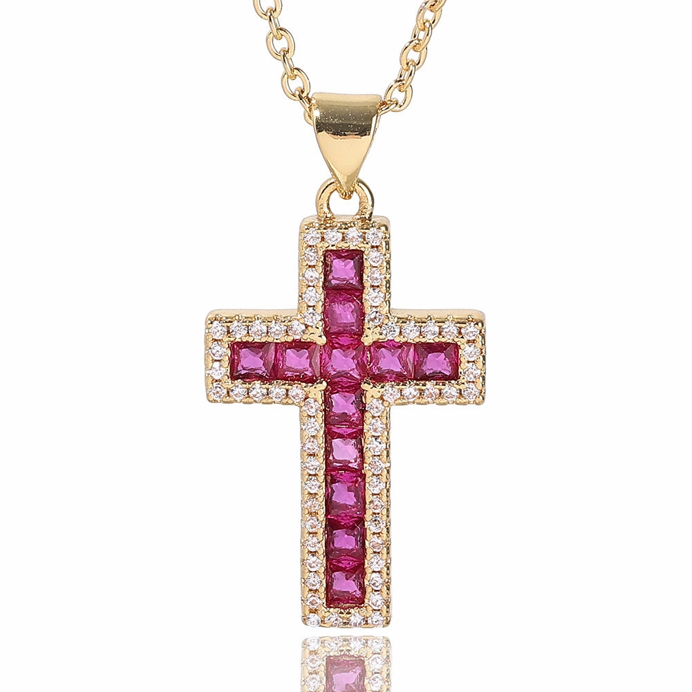 Wholesale Copper Cross Pendant Necklace