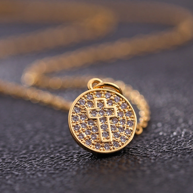 Wholesale Copper Cross Pendant Necklace