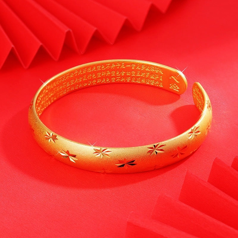 Wholesale Copper Gypsophila Opening Bracelet