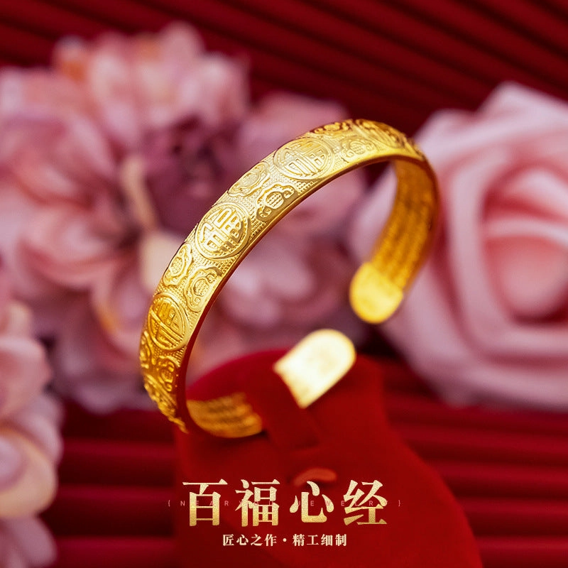 Wholesale Copper Gypsophila Opening Bracelet