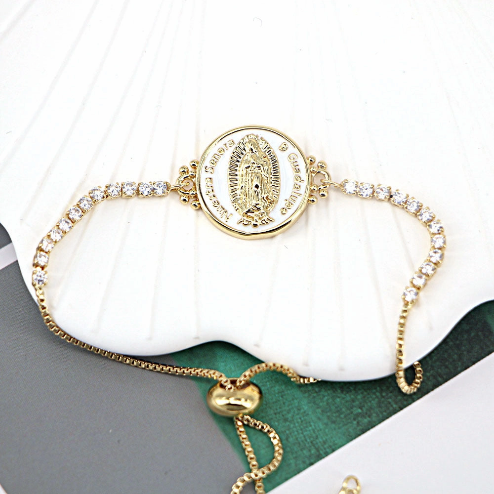 Wholesale Copper Micropaved Zirconia Bracelet