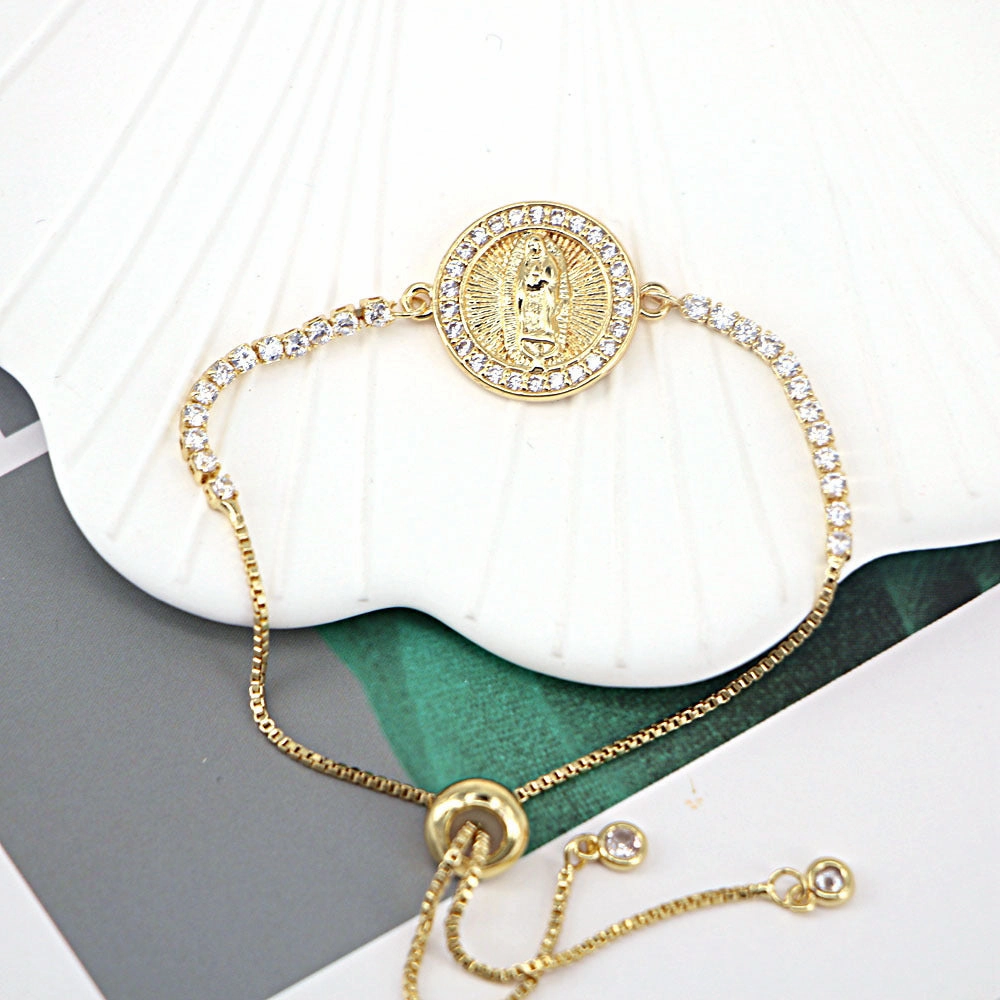 Wholesale Copper Micropaved Zirconia Bracelet