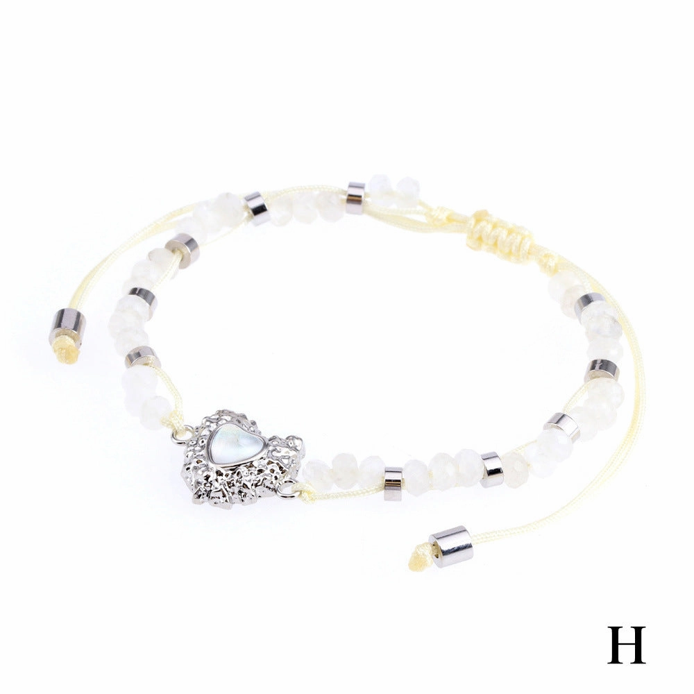 Wholesale Copper Miyuki Heart Bracelets