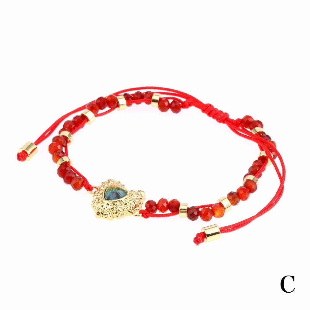 Wholesale Copper Miyuki Heart Bracelets