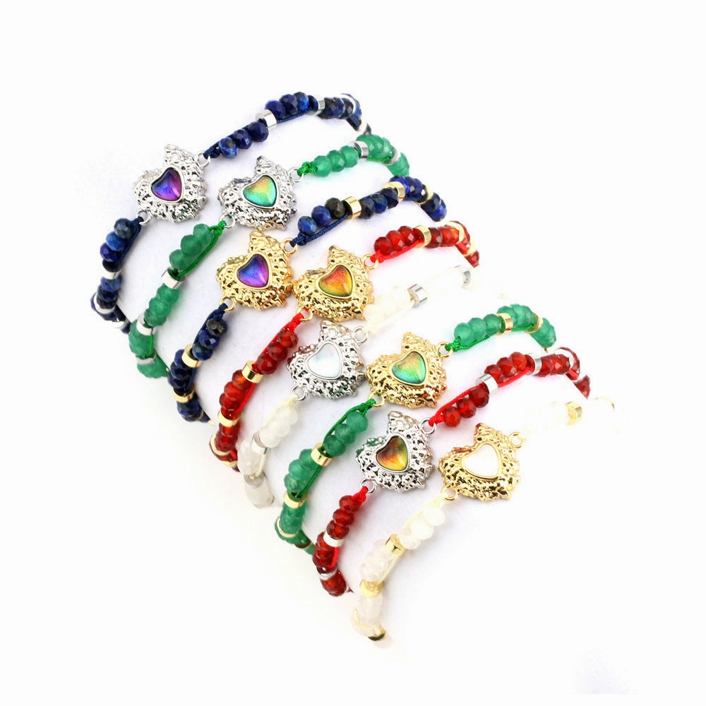 Wholesale Copper Miyuki Heart Bracelets